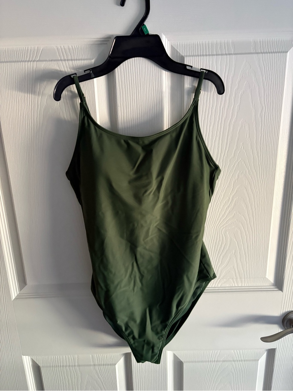 quince green swimsuit one piece medium